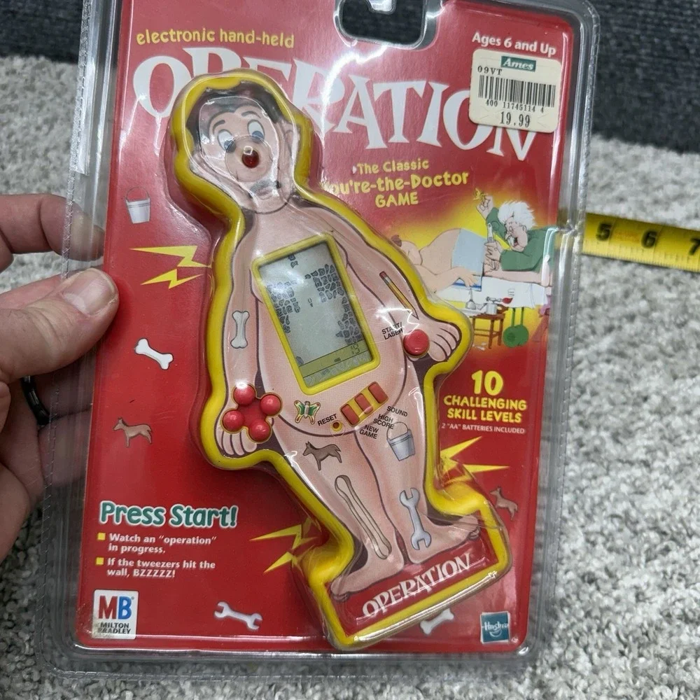 vintage hasbro hand held electronic operation game‎ 49003 1998